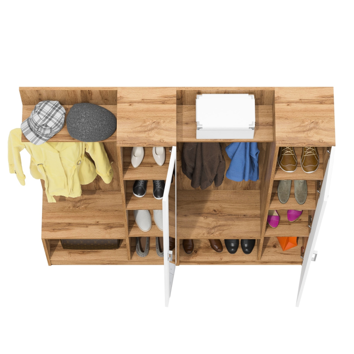 Прихожие, Прихожая РВК Камелия-8 с зеркалом комплект из двух штук