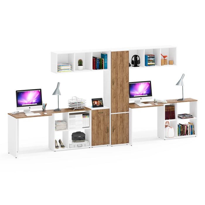 Домашние кабинеты, Место для учёбы двоих детей Лидер-8 № 38