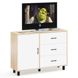 Комод-тумба три ящика и дверка РВК 122-1204