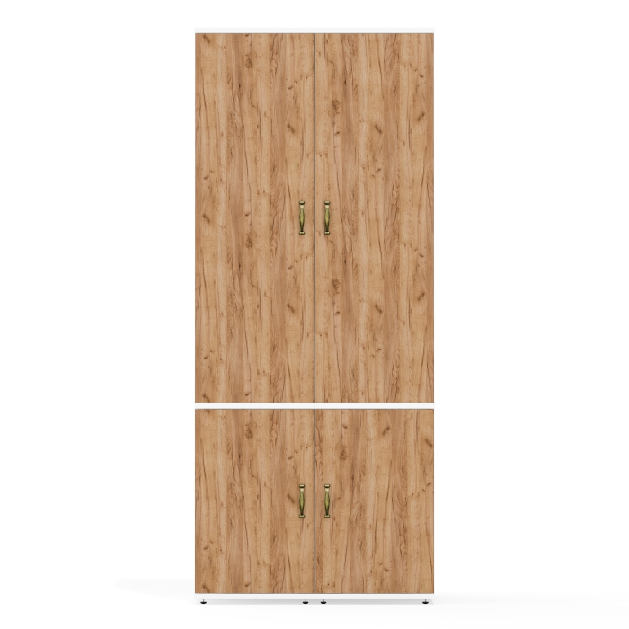 Шкафы распашные, Пенал с пятью полками за дверками и пенал 21Б Лидер-8