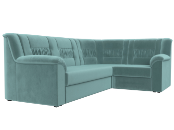 Угловой диван Карелия правый, велюр