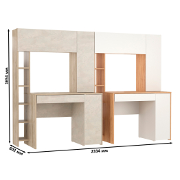 Два стола для домашнего офиса Mobi Комфорт 12.71