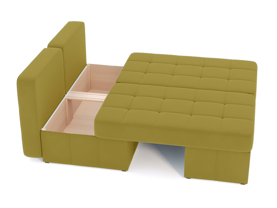 Диваны угловые в гостиную, Диван-кровать угловой Оливер Люкс еврокнижка-трансформер, велюр