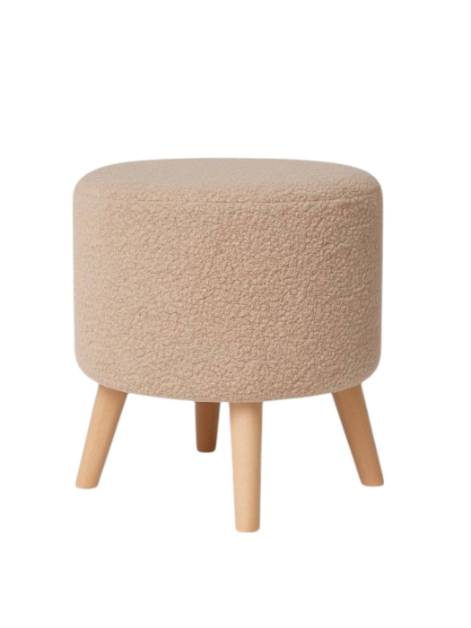 Пуф в прихожую, Пуф Лаки,букле