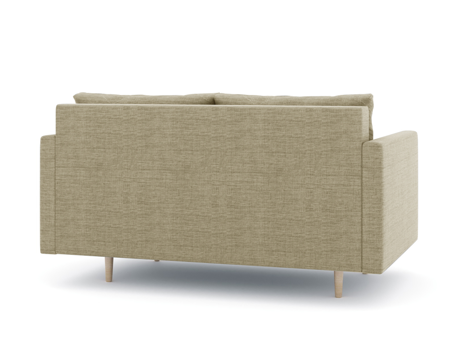 Диваны прямые кухонные, Диван прямой нераскладной Милли мини 2-х  местный с подлокотниками, рогожка