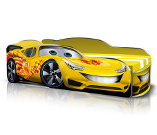 Кровати 160х80, Кровать машина детская ФОРМУЛА ЖЁЛТАЯ 4.0 - 160см