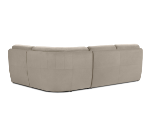 Модульный угловой диван Борнео со спальным местом, велюр