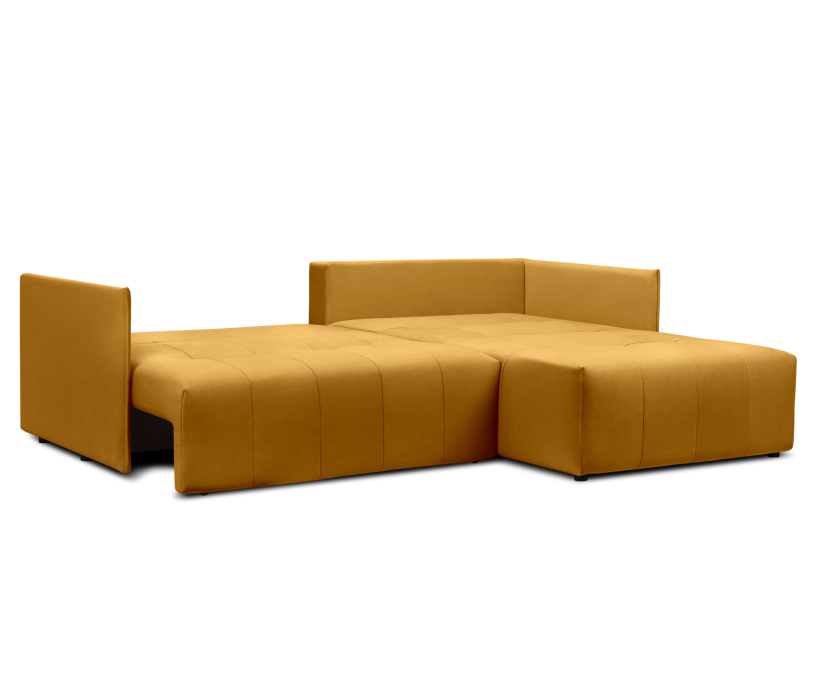 Диваны угловые в гостиную, Диван еврокнижка угловой Чилетти, микровелюр