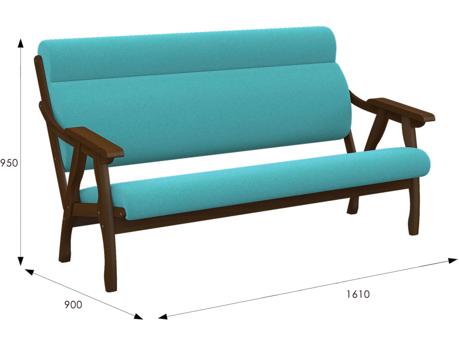 Диваны прямые, Диван Мебелик Вега 10
