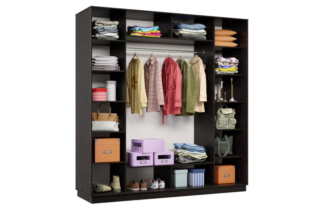 Шкафы-купе, Шкаф-купе Премьер 36 (14;14;14) трёхдверный