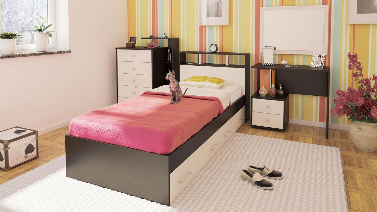 Спальные гарнитуры, Спальный гарнитур Камелия №14