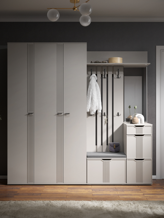 Шкафы одностворчатые, Шкаф-пенал Эмилия ЭЛ-12К глухой