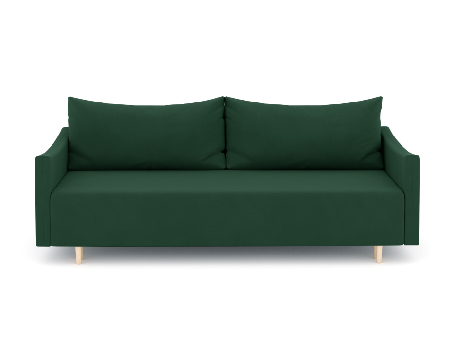 Диваны еврокнижки, Диван-кровать еврокнижка Смайл с подлокотниками, велюр