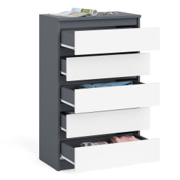 Узкий комод пять ящиков Мори МК700.5