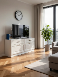 Ливерпуль Тумба, цвет ясень ваниль/белый