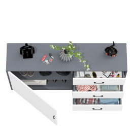 Комод с дверкой и ящиками РВК 122-1504