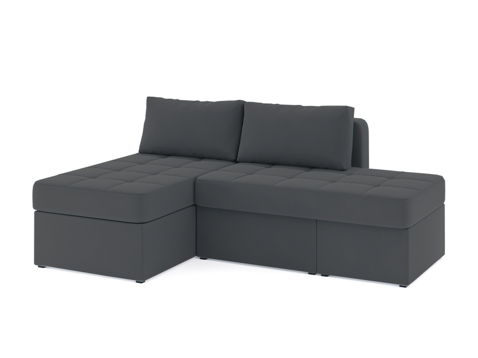 Диваны угловые в гостиную, Диван-кровать угловой Оливер еврокнижка-трансформер, велюр