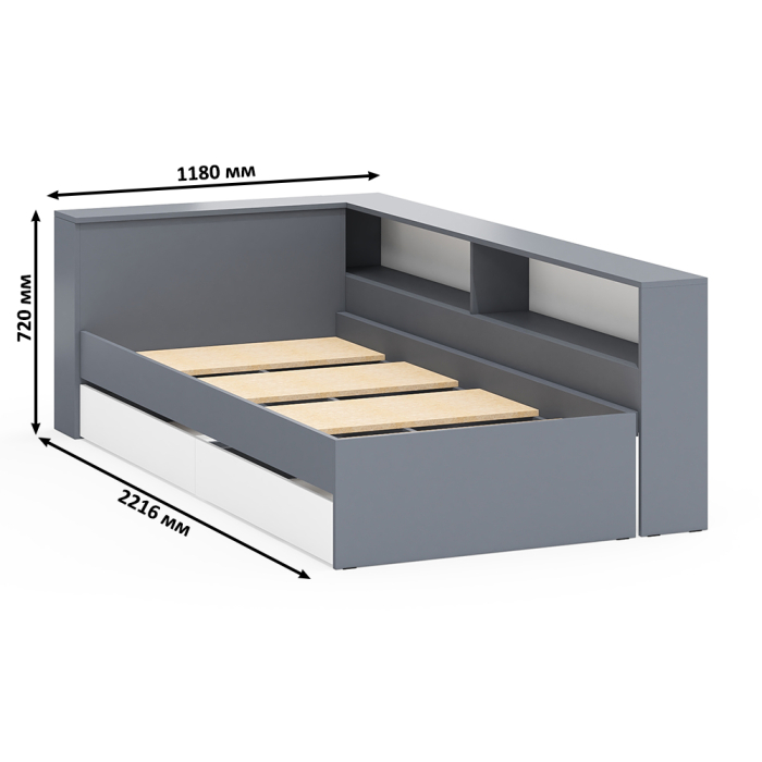 Спальные гарнитуры, Столик косметический с лампочками 110 и Ксения 900 односпальная кровать с ящиками и прикроватным блоком