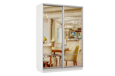 Шкафы-купе, Шкаф-купе Премьер Лайт 02 Мини (11;11) двухдверный