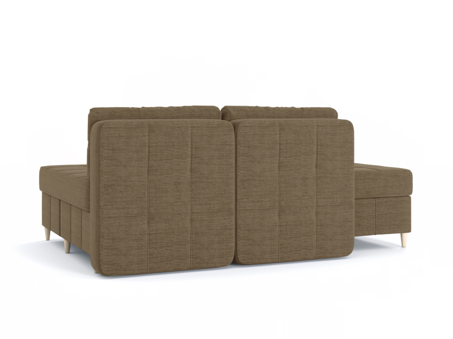 Диваны угловые в гостиную, Диван-кровать угловой Оливер Люкс 2 еврокнижка-трансформер, рогожка Люкс