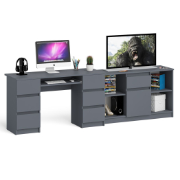 Тумба Мори 1204.1 и стол компьютерный Мори МС-2