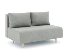 Дизайнерские диваны для гостиной, Диван прямой нераскладной Милли мини 2-х  местный без подлокотников, велюр