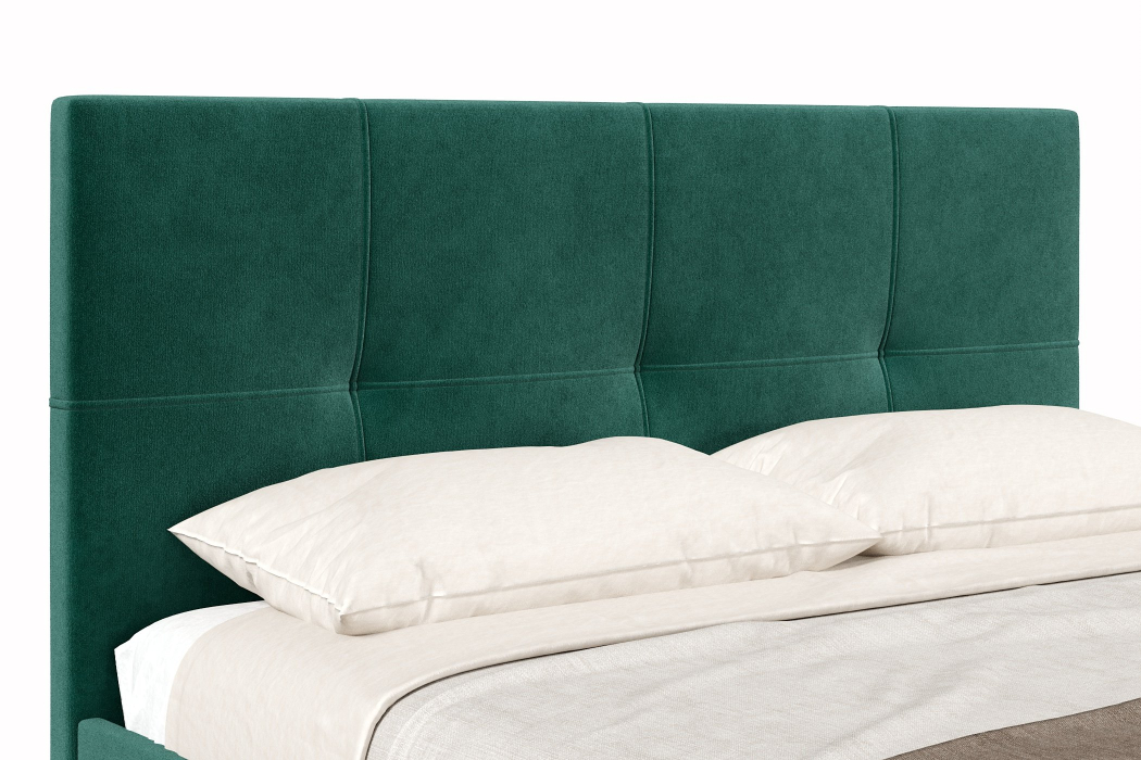 Мягкая кровать, Кровать Марсель 1800, велюр