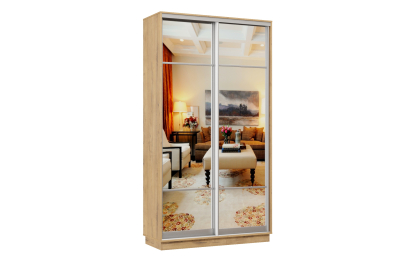 Шкаф-купе Премьер Лайт МИНИ 03 (11;11) двухдверный