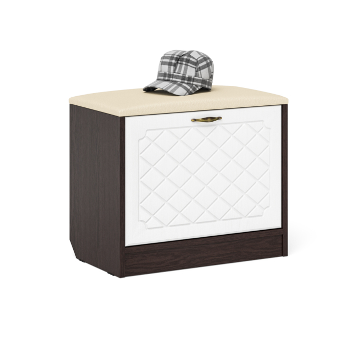 Прихожие, Полный набор мебели для прихожей П-6 компоновка № 31 МДФ фрезеровка ромб