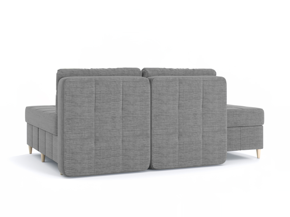 Диваны угловые в гостиную, Диван-кровать угловой Оливер Люкс 2 еврокнижка-трансформер, рогожка Люкс