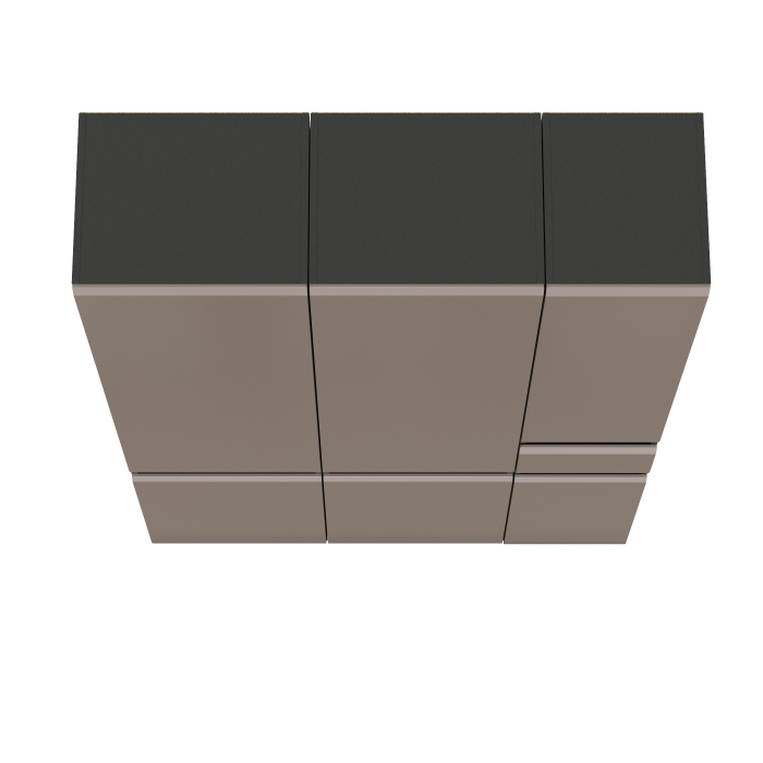 Шкафы распашные, Два шкафа Сидней с дверками и один шкаф Сидней с ящиком