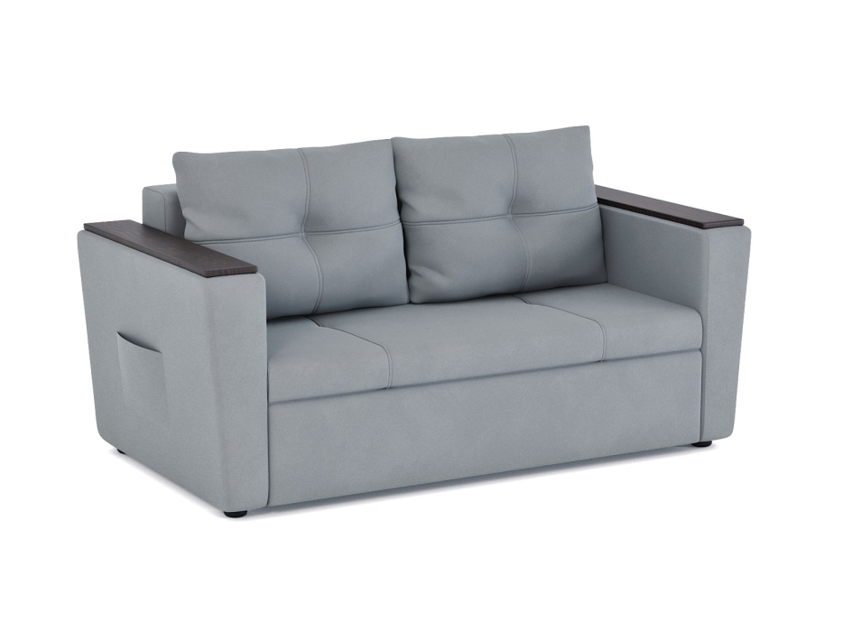 Диваны еврокнижки, Диван-кровать Дубай Майами еврокнижка-трехсекционная, велюр