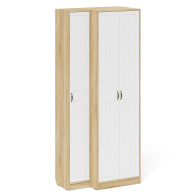 Прихожие, Пенал в прихожую и шкаф две двери П-6 МДФ фрезеровка прованс