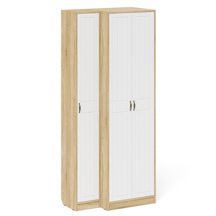 Прихожие, Пенал в прихожую и шкаф две двери П-6 МДФ фрезеровка прованс