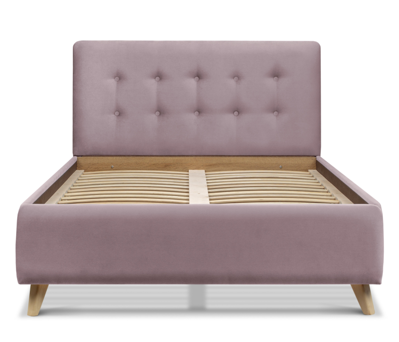 Кровати с мягким изголовьем, Кровать с мягкий изголовьем Адель 1,2, микровелюр