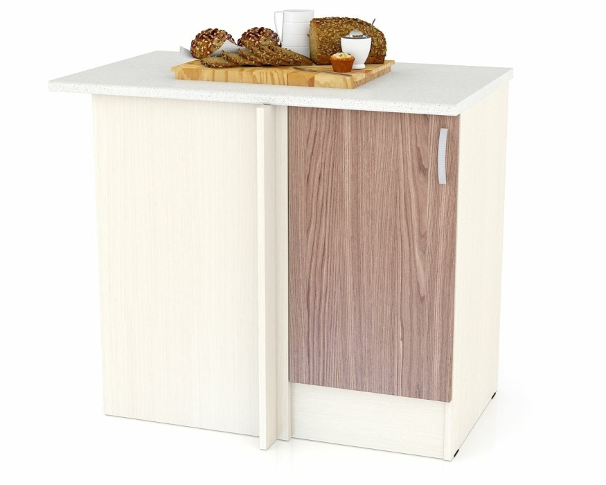 Кухонные шкафы, Стол Мери ШНУ1000 нижний угловой 100 см. 