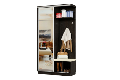 Прихожая Премьер 03 Лайт Мини 11 Правая Мягкая