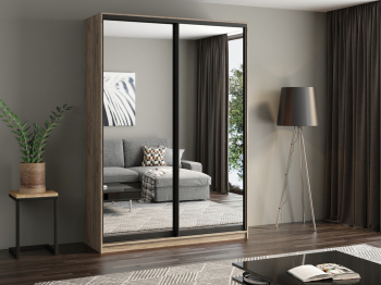 Шкаф купе 2-х дверный АЙСБЕРГ ЛОФТ 170 /зеркало