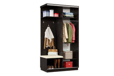 Прихожая Премьер 02 Лайт 05 Левая Мягкая