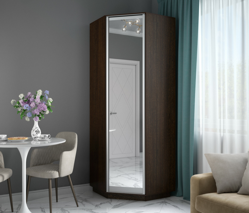 Для одежды, Шкаф распашной Угловой Экспресс, 90х90х220 см