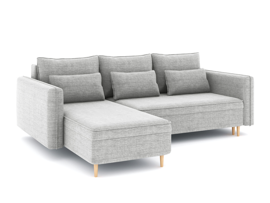 Диваны угловые в гостиную, Диван-кровать угловой Рон еврокнижка-пантограф, рогожка Люкс