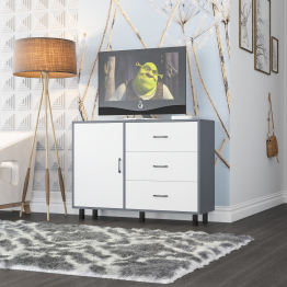 Комод-тумба три ящика и дверка РВК 122-1204