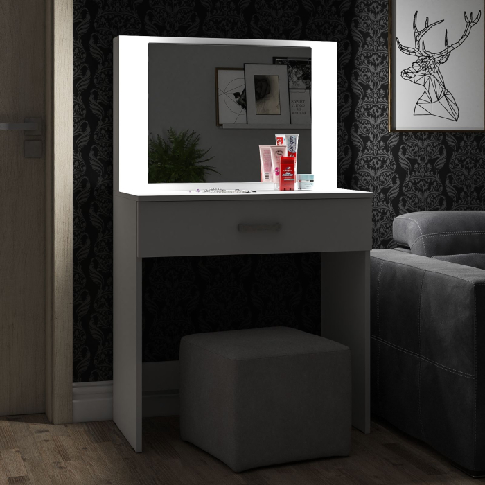 С зеркалом, Столик косметический с подсветкой СТ-4