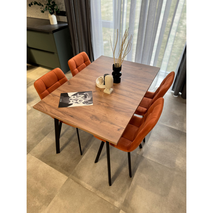 Обеденные столы, Деревянный стол Кортни 117 (157) x 77