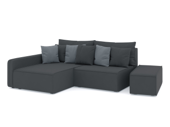 Диван-кровать угловой Портленд еврокнижка НПБ, велюр