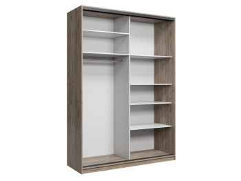 Шкаф купе 2-х дверный АЙСБЕРГ ЛОФТ 170 /зеркало