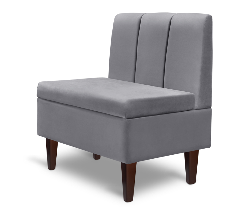 Кухонные уголки, Диван прямой на ножках Лео 66, микровелюр