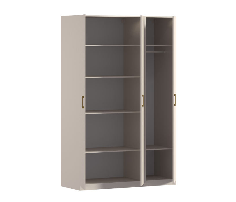 Для одежды, Шкаф трехдверный Макс 1500 мм, вариант №3 (ЛДСП)