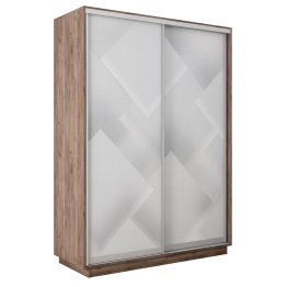 Шкаф-купе Экспресс 2-х дверный Фотопечать Квадрат Стекла 120х60х240