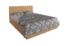 Мягкая кровать, Кровать АМАЛИЯ 1200х2000 с ПМ.Ткань.
